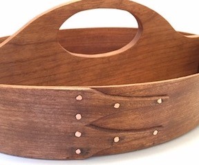 Wooden divided bowl by Alna Woods.