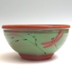 Whitefield Pottery dragonfly bowl
